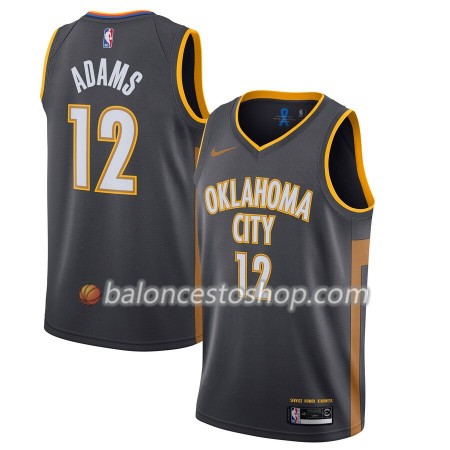 Camiseta Hombre NBA Oklahoma City Thunder Steven Adams 12 2019-20 Nike City Edition Swingman